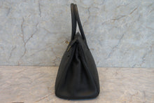 Load image into Gallery viewer, HERMES BIRKIN 30 Togo leather Black □P Engraving Hand bag 700060013
