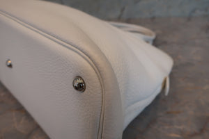 HERMES／エルメス ボリード35 トリヨンクレマンス ホワイト □I刻印 ショルダーバッグ 700070207