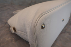 HERMES／エルメス ボリード35 トリヨンクレマンス ホワイト □I刻印 ショルダーバッグ 700070207