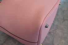 将图片加载到图库查看器，HERMES PICOTIN LOCK MM Clemence leather Rose sakura B刻印 Hand bag 800080022
