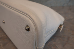 HERMES／エルメス ボリード35 トリヨンクレマンス ホワイト □I刻印 ショルダーバッグ 700070207