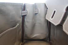 画像をギャラリービューアに読み込む, HERMES／エルメス バーキン25 ヴォーエプソン エトゥープ □N刻印 ハンドバッグ 800020122
