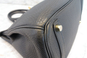 HERMES BIRKIN 30 Togo leather Black □P Engraving Hand bag 700060013