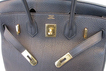 Load image into Gallery viewer, HERMES BIRKIN 30 Togo leather Black □P Engraving Hand bag 700060013
