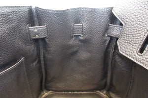 HERMES BIRKIN 30 Togo leather Black □P Engraving Hand bag 700060013