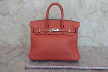 将图片加载到图库查看器，HERMES BIRKIN 25 Swift leather Rosy □L刻印 Hand bag 800080065
