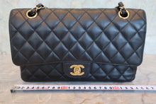 画像をギャラリービューアに読み込む, CHANEL/シャネル マトラッセＷフラップＷチェーンショルダーバッグ キャビアスキン ブラック/ゴールド金具 ショルダーバッグ 800090162
