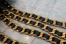 Load image into Gallery viewer, CHANEL Matelasse Chain back pack Lambskin Black/Gold hadware Back pack 700110178
