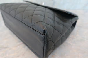 CHANEL Matelasse trapezoid hand bag Caviar skin Black/Silver hadware Hand bag 600050183