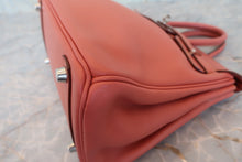 将图片加载到图库查看器，HERMES BIRKIN 25 Swift leather Rosy □L刻印 Hand bag 800080065
