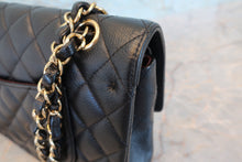 画像をギャラリービューアに読み込む, CHANEL/シャネル マトラッセＷフラップＷチェーンショルダーバッグ キャビアスキン ブラック/ゴールド金具 ショルダーバッグ 800090162
