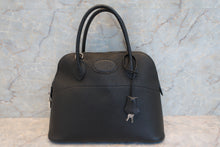 将图片加载到图库查看器，HERMES／BOLIDE 31 Togo leather Black □E刻印 Hand bag 600100080
