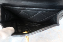 Load image into Gallery viewer, CHANEL Matelasse Chain back pack Lambskin Black/Gold hadware Back pack 700110178
