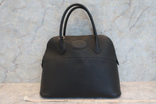 将图片加载到图库查看器，HERMES／BOLIDE 31 Togo leather Black □E刻印 Hand bag 600100080
