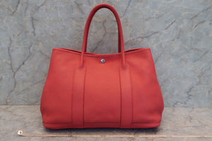 HERMES／エルメス ガーデンパーティPM ネゴンダ ブーゲンビリア □N刻印 トートバッグ 700080001
