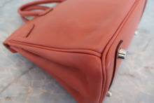 将图片加载到图库查看器，HERMES BIRKIN 25 Swift leather Rosy □L刻印 Hand bag 800080065
