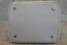 Load image into Gallery viewer, HERMES PICOTIN LOCK MM Clemence leather Blue pale Y Engraving Hand bag 700060032
