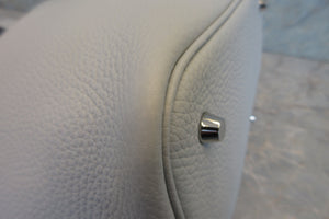 HERMES PICOTIN LOCK MM Clemence leather Blue pale Y Engraving Hand bag 700060032