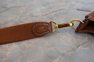 HERMES／エルメス エブリンTPM トリヨンクレマンス ゴールド B刻印 ショルダーバッグ 700050187