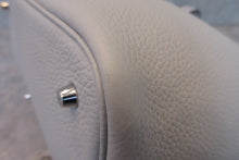 Load image into Gallery viewer, HERMES PICOTIN LOCK MM Clemence leather Blue pale Y Engraving Hand bag 700060032
