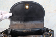 Load image into Gallery viewer, CHANEL Matelasse Chain back pack Lambskin Black/Gold hadware Back pack 700110178
