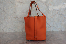 將圖片載入圖庫檢視器 HERMES／エルメス ピコタンロックＭＭ トリヨンクレマンス オレンジ □O刻印 ハンドバッグ 800020102
