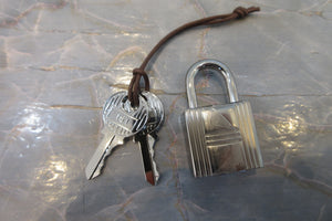HERMES PICOTIN LOCK MM Clemence leather Blue pale Y Engraving Hand bag 700060032