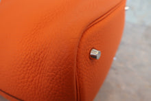 將圖片載入圖庫檢視器 HERMES／エルメス ピコタンロックＭＭ トリヨンクレマンス オレンジ □O刻印 ハンドバッグ 800020102
