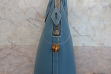 将图片加载到图库查看器，HERMES／BOLIDE 31 Graine Couchevel leather Blue jean □F刻印 Shoulder bag 800080077

