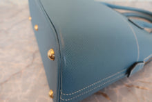 将图片加载到图库查看器，HERMES／BOLIDE 31 Graine Couchevel leather Blue jean □F刻印 Shoulder bag 800080077

