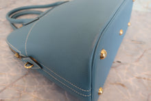 将图片加载到图库查看器，HERMES／BOLIDE 31 Graine Couchevel leather Blue jean □F刻印 Shoulder bag 800080077

