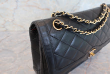画像をギャラリービューアに読み込む, CHANEL/シャネル パリ限定マトラッセダブルフラップチェーンショルダーバッグ ラムスキン ブラック/ゴールド金具 ショルダーバッグ 700100119
