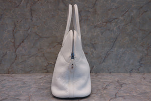 HERMES／エルメス ボリード31 トリヨンクレマンス ホワイト □H刻印 ショルダーバッグ 700070294