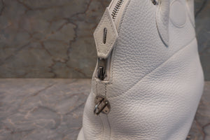 HERMES／エルメス ボリード31 トリヨンクレマンス ホワイト □H刻印 ショルダーバッグ 700070294