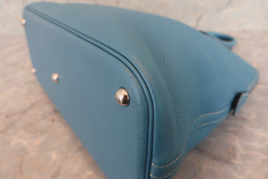 HERMES／エルメス ボリード35 トリヨンクレマンス ブルージーン □F刻印 ショルダーバッグ 700050111
