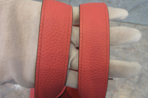 HERMES PICOTIN LOCK MM Clemence leather Rose azalee Y刻印 Hand bag 700060026