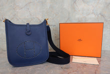 画像をギャラリービューアに読み込む, HERMES／エルメス エブリンTPM トリヨンクレマンス ブルーサフィール Y刻印 ショルダーバッグ 800050029
