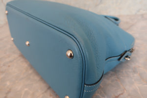 HERMES／エルメス ボリード35 トリヨンクレマンス ブルージーン □F刻印 ショルダーバッグ 700050111
