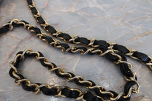 画像をギャラリービューアに読み込む, CHANEL/シャネル パリ限定マトラッセダブルフラップチェーンショルダーバッグ ラムスキン ブラック/ゴールド金具 ショルダーバッグ 700100119
