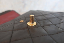 Load image into Gallery viewer, CHANEL Paris Limited Mini Matelasse double flap chain shoulder bag Lambskin Black/Gold hadware Shoulder bag 600050155
