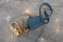 将图片加载到图库查看器，HERMES／BOLIDE 31 Graine Couchevel leather Blue jean □F刻印 Shoulder bag 800080077
