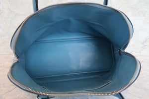 HERMES／エルメス ボリード35 トリヨンクレマンス ブルージーン □F刻印 ショルダーバッグ 700050111
