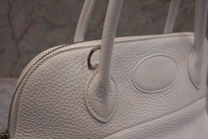 HERMES／エルメス ボリード31 トリヨンクレマンス ホワイト □H刻印 ショルダーバッグ 700070294