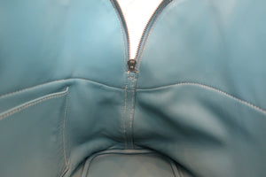 HERMES／エルメス ボリード35 トリヨンクレマンス ブルージーン □F刻印 ショルダーバッグ 700050111