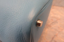 Load image into Gallery viewer, HERMES PICOTIN PM Clemence leather Blue jean □E Engraving Hand bag 700050162
