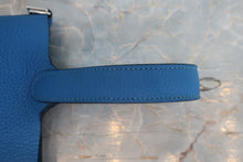 将图片加载到图库查看器，HERMES PICOTIN LOCK PM Clemence leather Blue zanzibar D刻印 Hand bag 800070176
