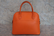 画像をギャラリービューアに読み込む, HERMES／エルメス ボリード31 ヴォーガリバー オレンジ □B刻印 ショルダーバッグ 800020069
