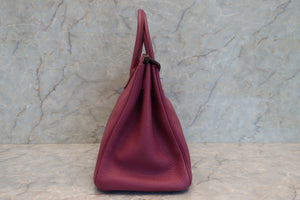 HERMES／エルメス バーキン35 トリヨンクレマンス トスカ □O刻印 ハンドバッグ 700080023