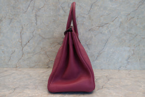 HERMES／エルメス バーキン35 トリヨンクレマンス トスカ □O刻印 ハンドバッグ 700080023