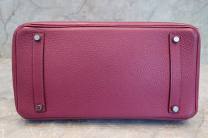 HERMES／エルメス バーキン35 トリヨンクレマンス トスカ □O刻印 ハンドバッグ 700080023